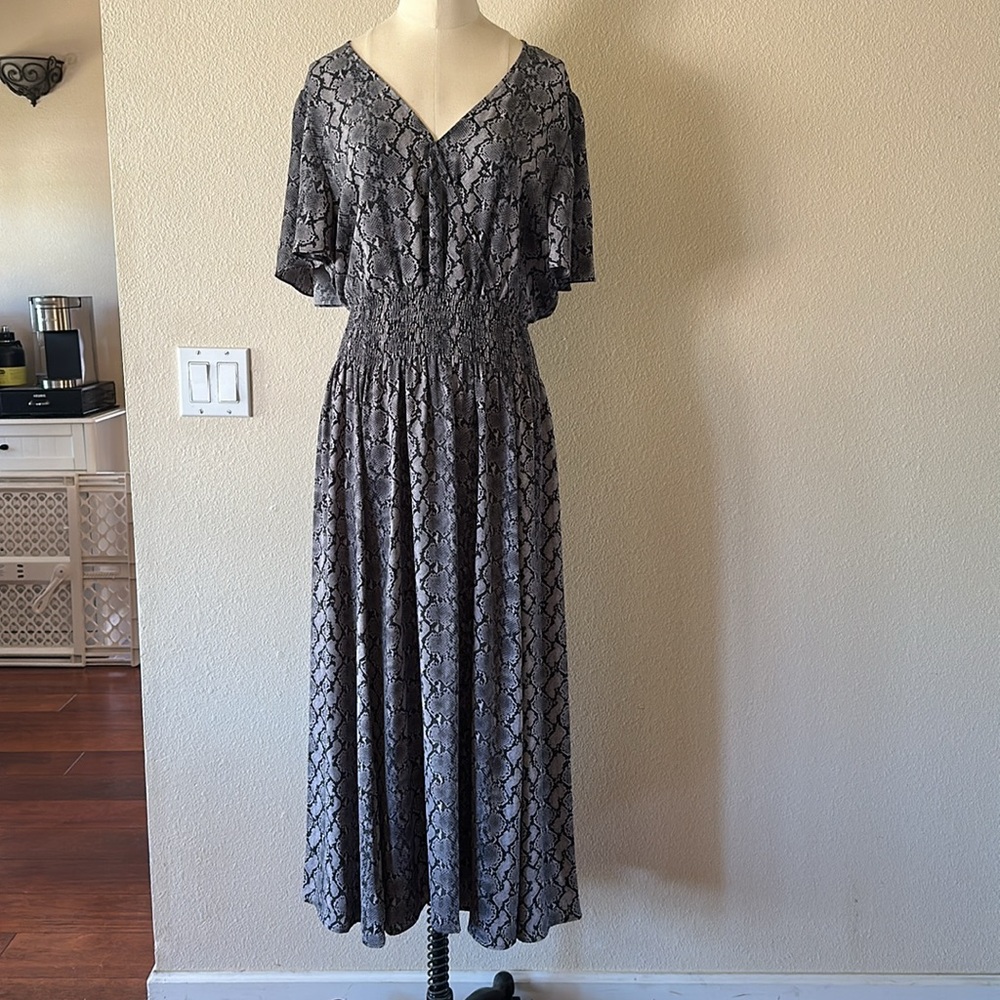 NEW! Michael Kors Python Print Dress